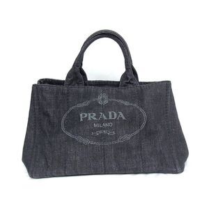 Prada Canapa Tote Bag 2way Campus Nero Black